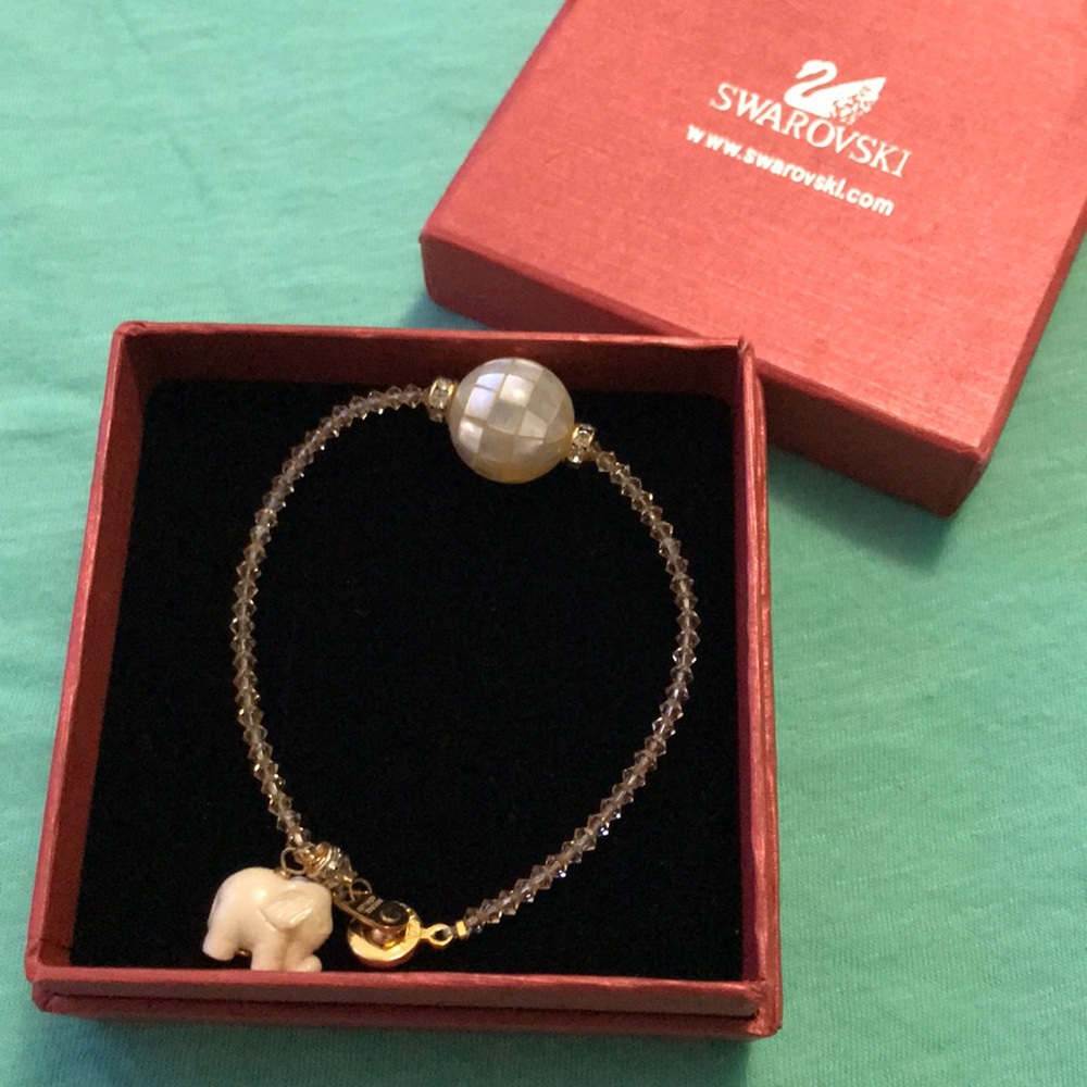 🎀Swarovski with lucky elephant bracelet